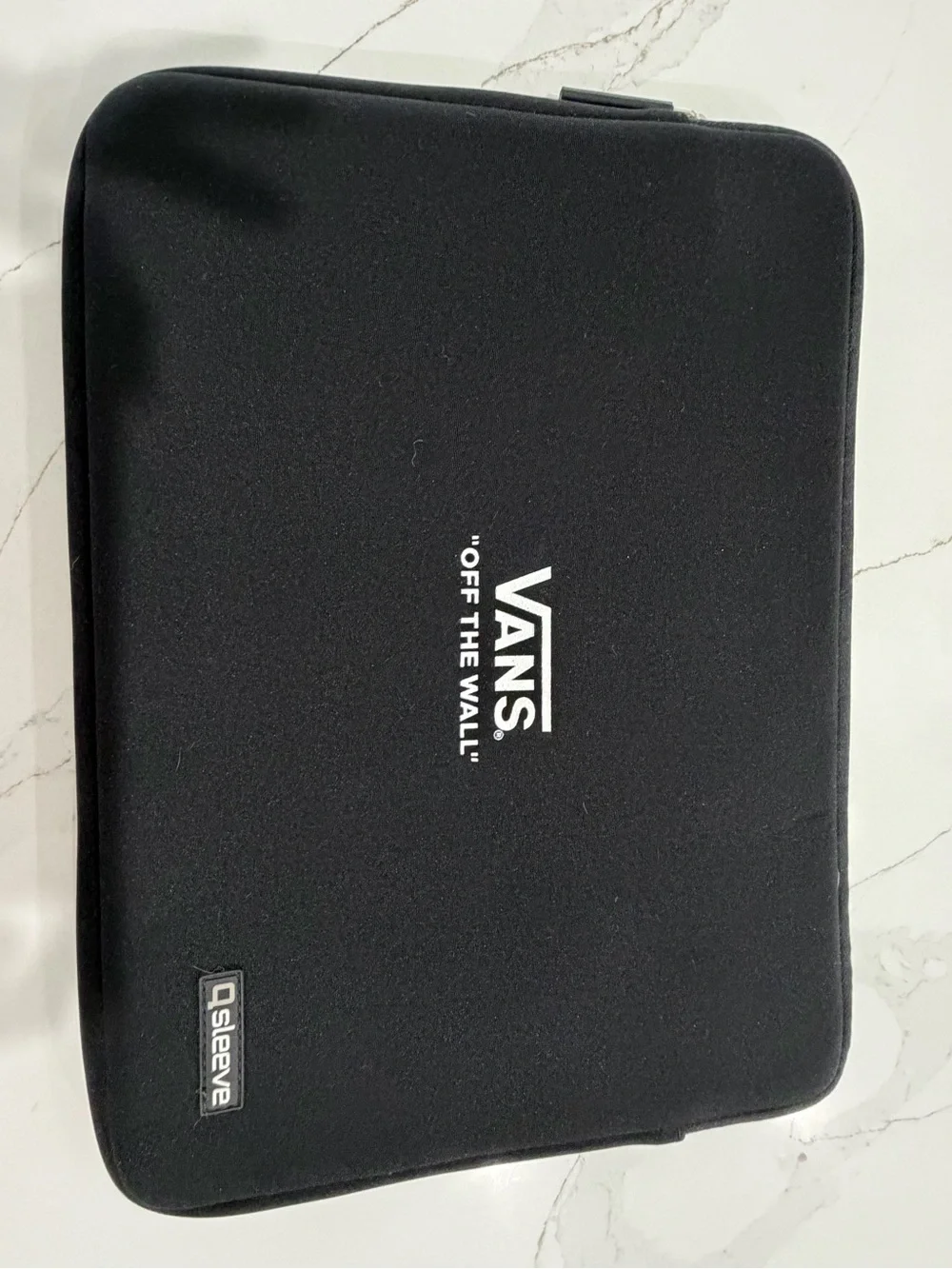 Vans Black Laptop Sleeve with White Logo